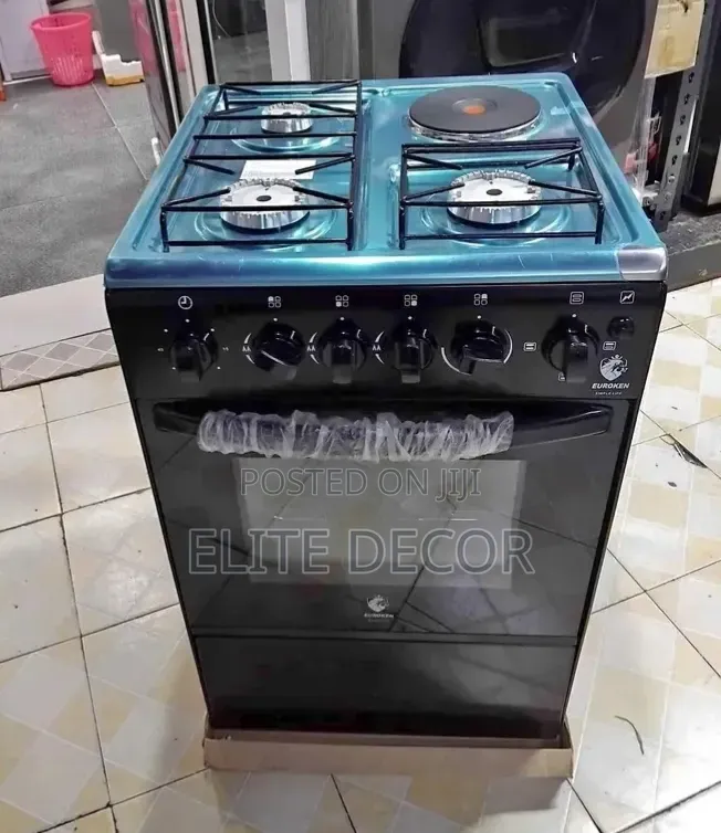 Euroken 50 By55 Standing Cooker 3+1 With Electric Oven Cooker