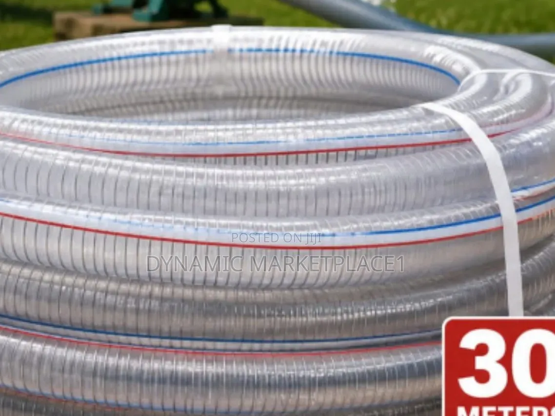 Clear Wired Suction Pipe Size 2