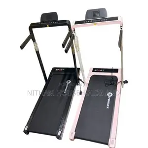 Euromax Foldable Walking Pad Treadmill With Incline Handrails
