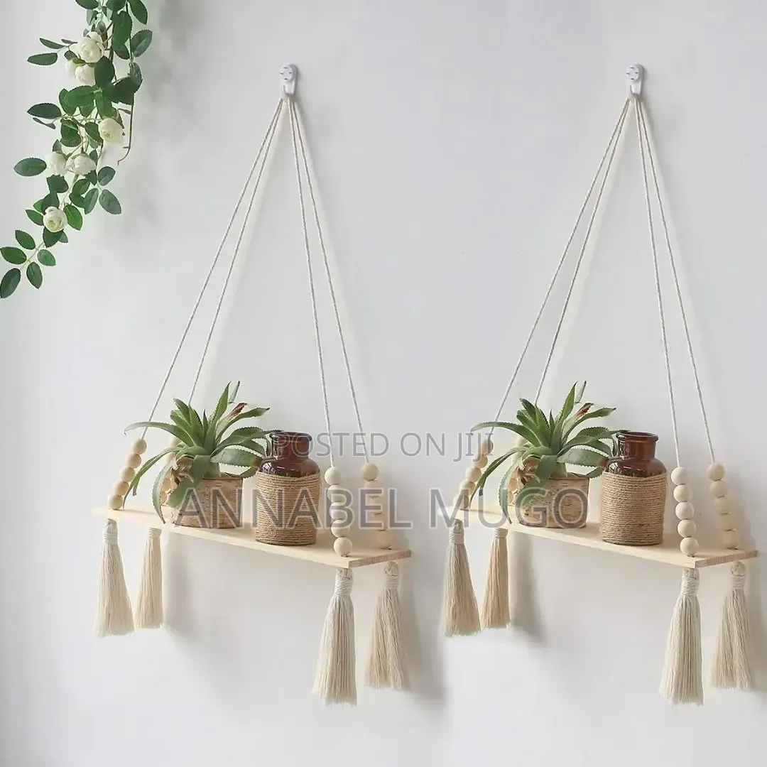 Macrame Wall Hanging Shelf