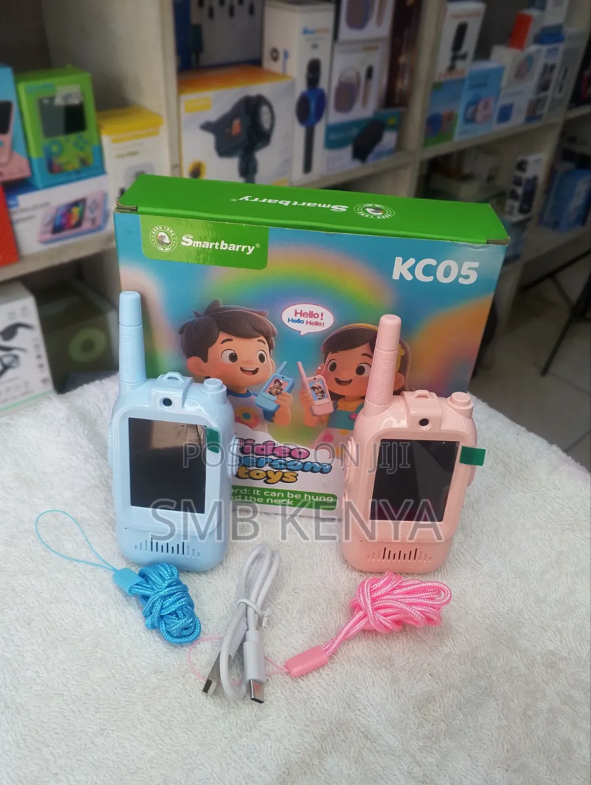 Video Walkie Talkie for Kids 2 Pack Reachargeable