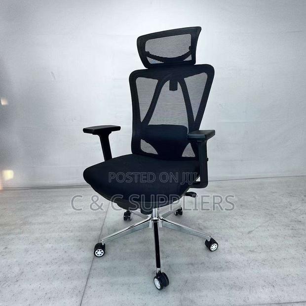 Swivel Breathable Ergonomic Chair - thumbnail 3