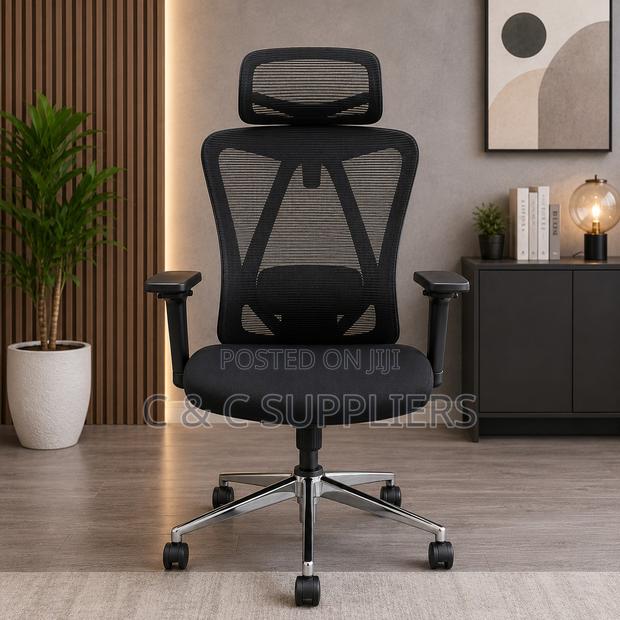 Swivel Breathable Ergonomic Chair - thumbnail 8