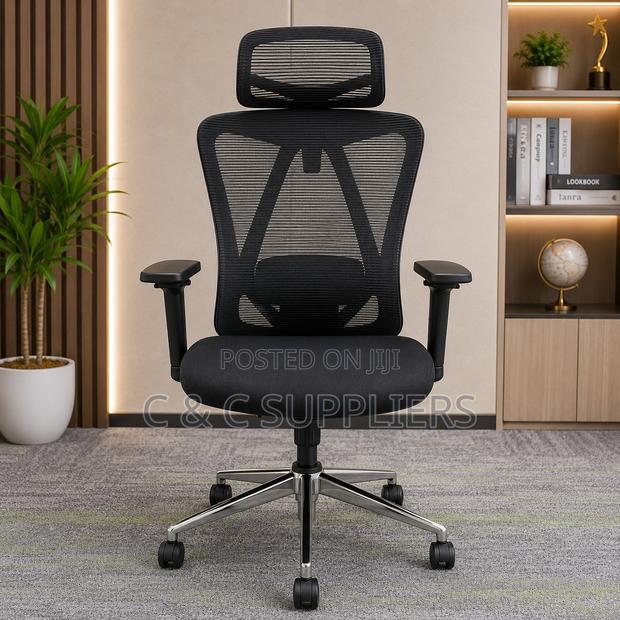 Swivel Breathable Ergonomic Chair - thumbnail 9