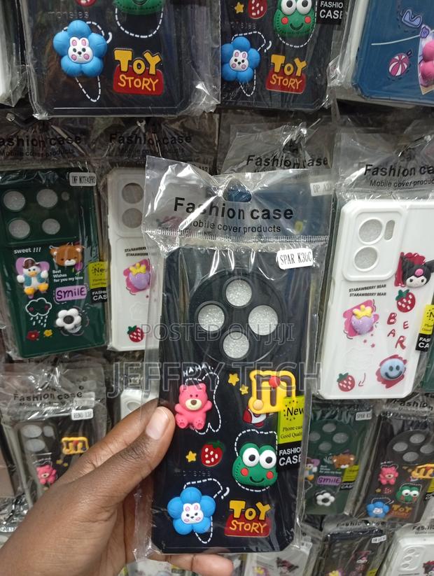Black Silicone Phone Case for a Tecno Spark 30
