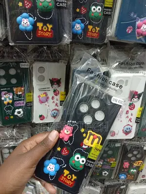 Black Silicone Phone Case for a Tecno Spark 30