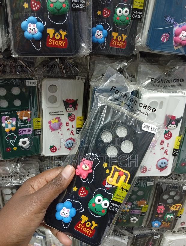 Black Silicone Phone Case for a Tecno Spark 30 - thumbnail 2