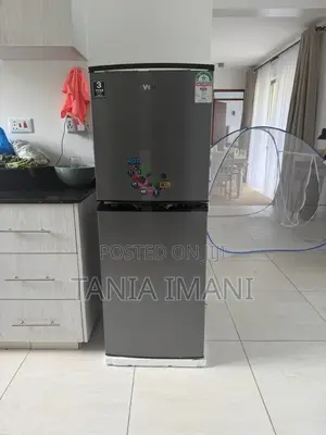 Von Fridge Double Door Fridge, Top Mount Freezer- 195l