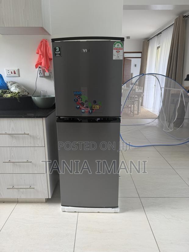 Von Fridge Double Door Fridge, Top Mount Freezer- 195l