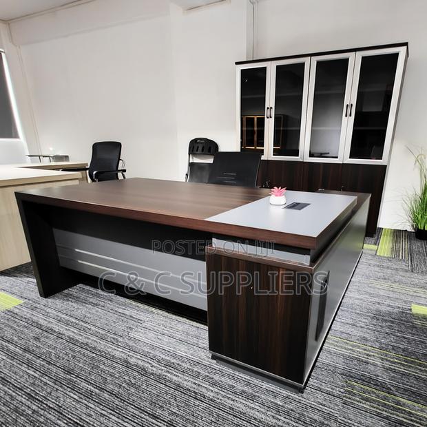 Manager's L-Shaped Desk-1600mm - thumbnail 4
