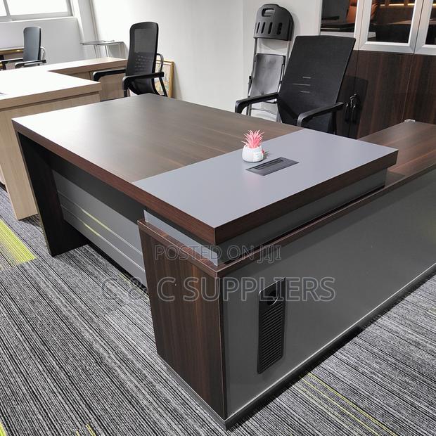 Manager's L-Shaped Desk-1600mm - thumbnail 8