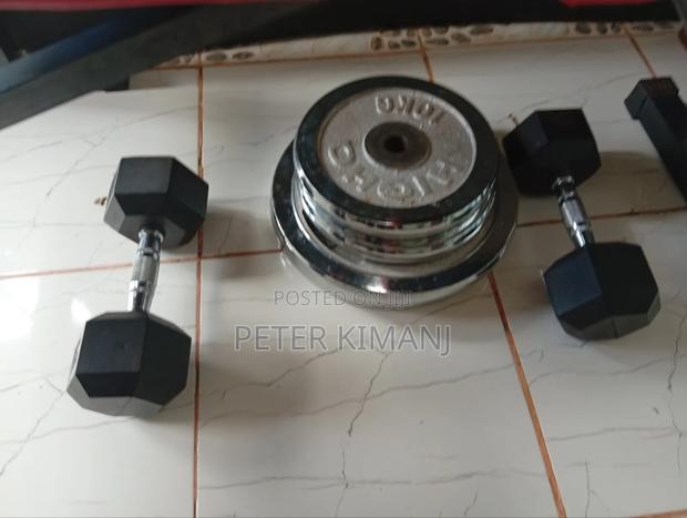 Gym Bench and Weights - thumbnail 3