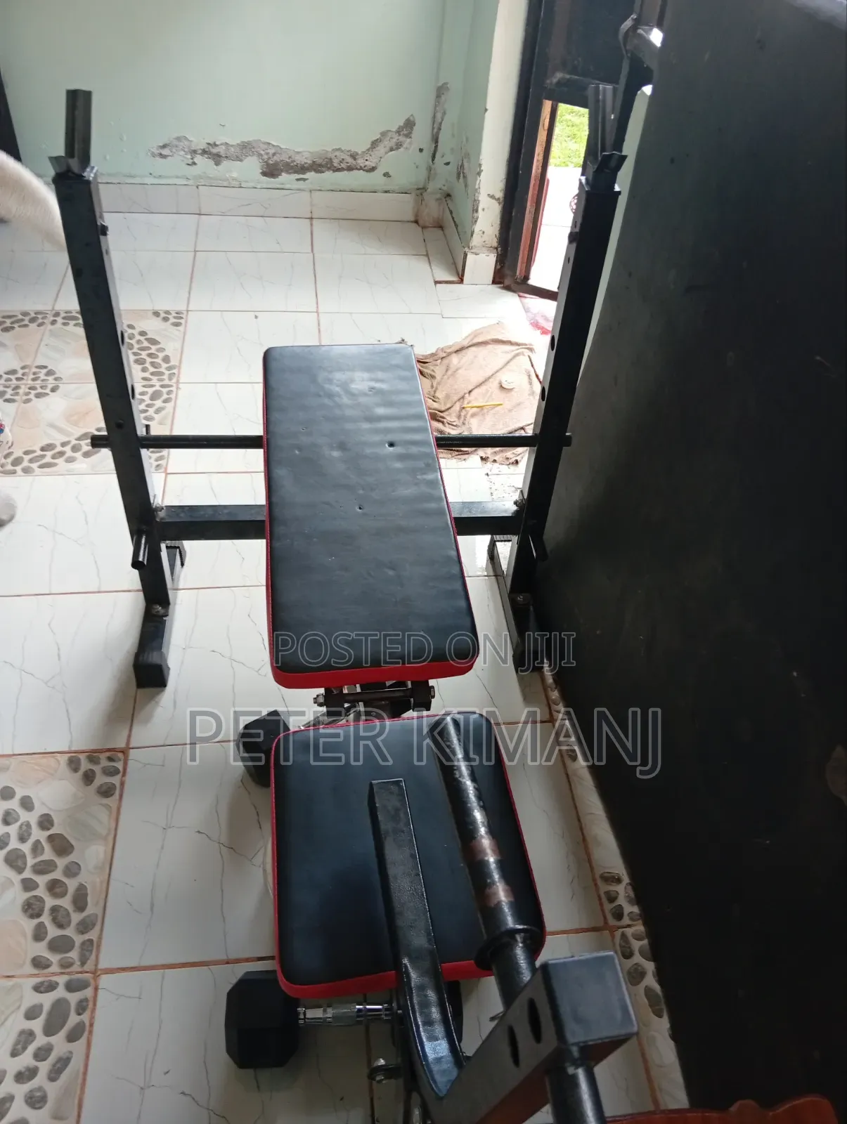 Gym Bench and Weights