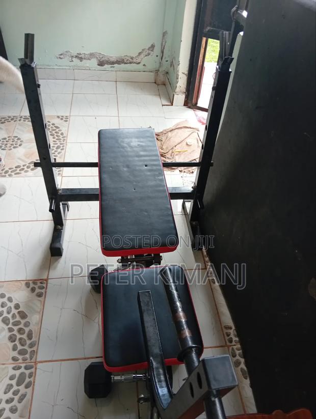 Gym Bench and Weights - thumbnail 4