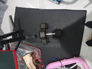 Gym Bench and Weights