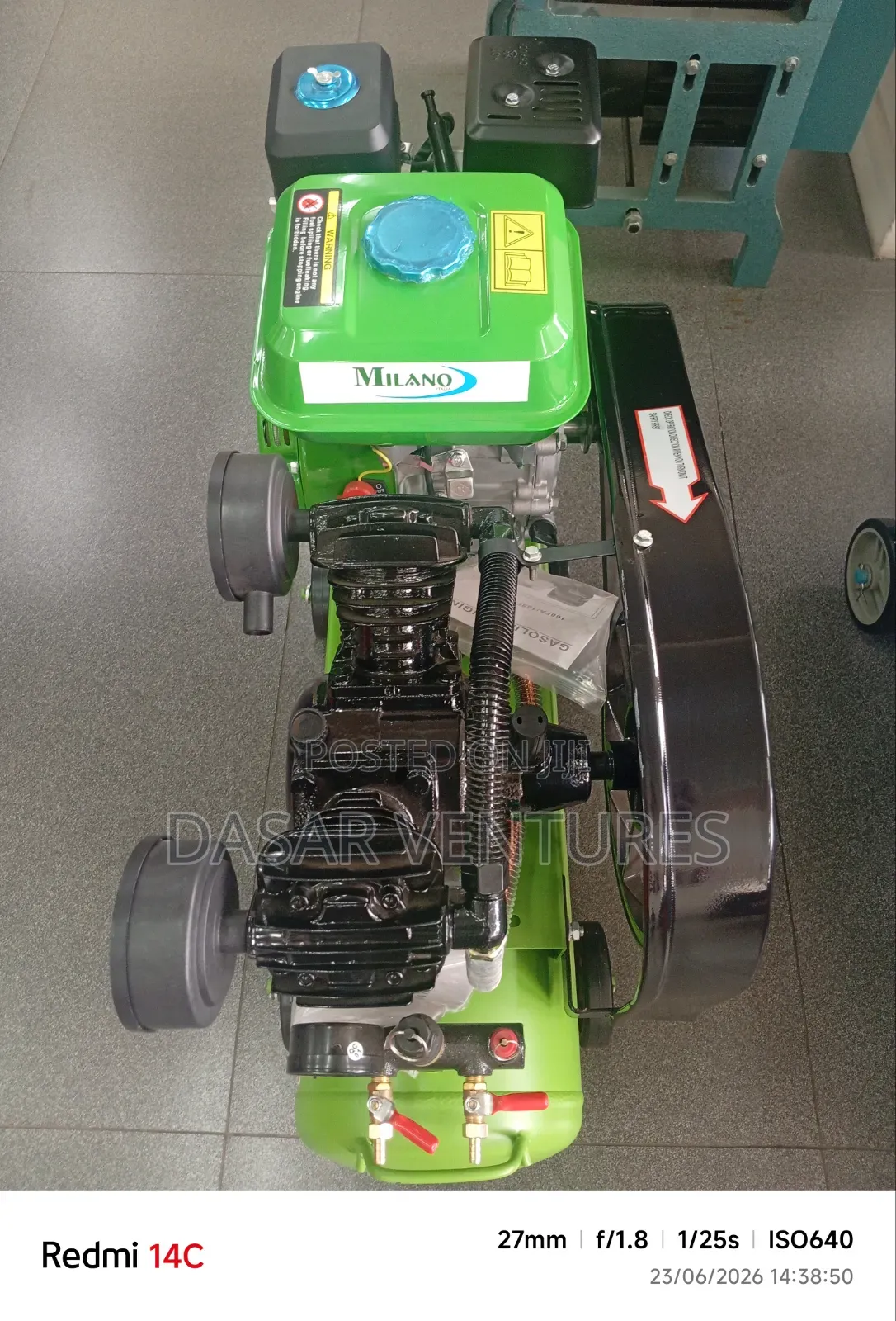 Air Compressor 50l Petrol Driven