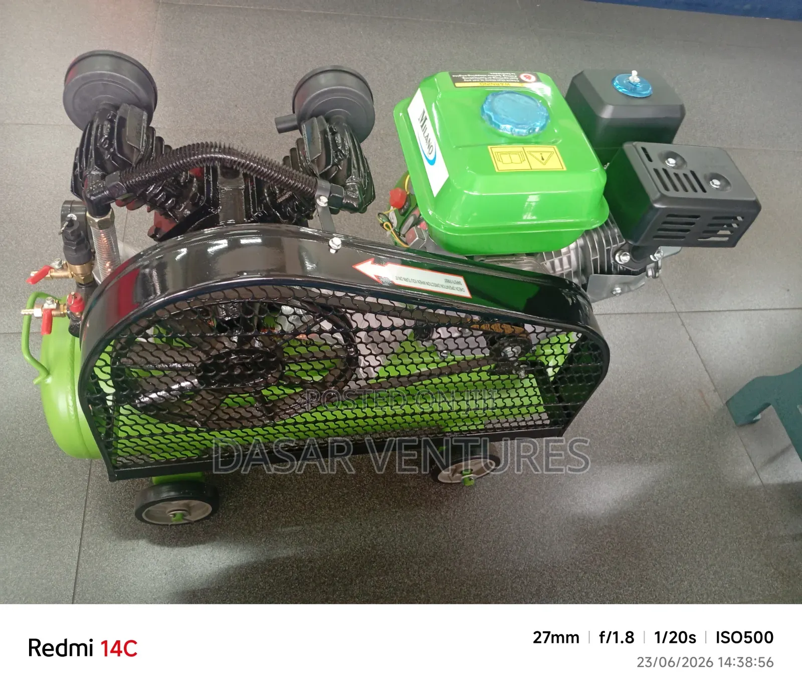 Air Compressor 50l Petrol Driven