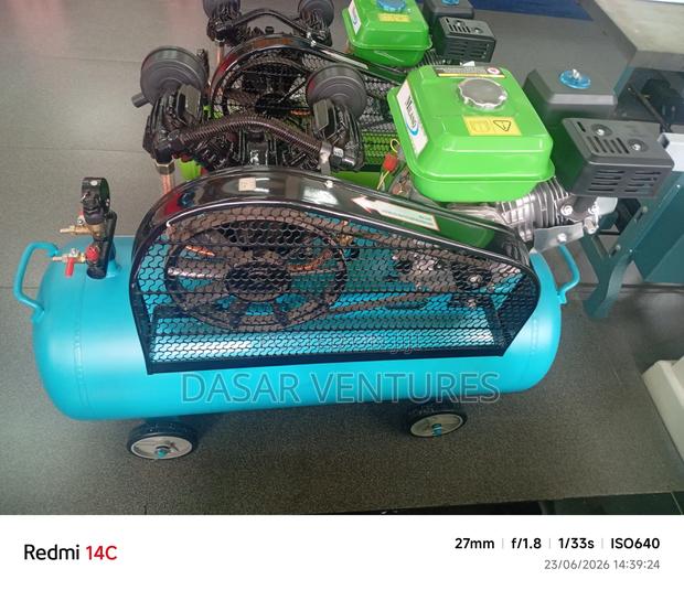 Air Compressor 100l Petrol Engine Milano Italy - thumbnail 3