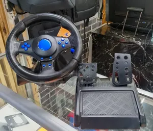 Gaming Racing Wheel With Pedals
