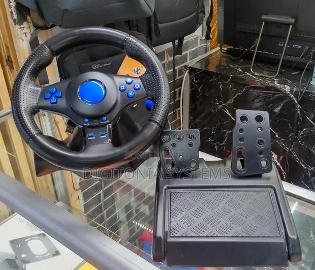 Gaming Racing Wheel With Pedals
