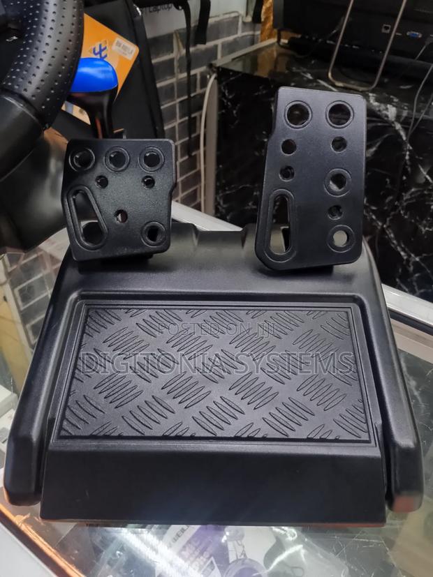 Gaming Racing Wheel With Pedals - thumbnail 4