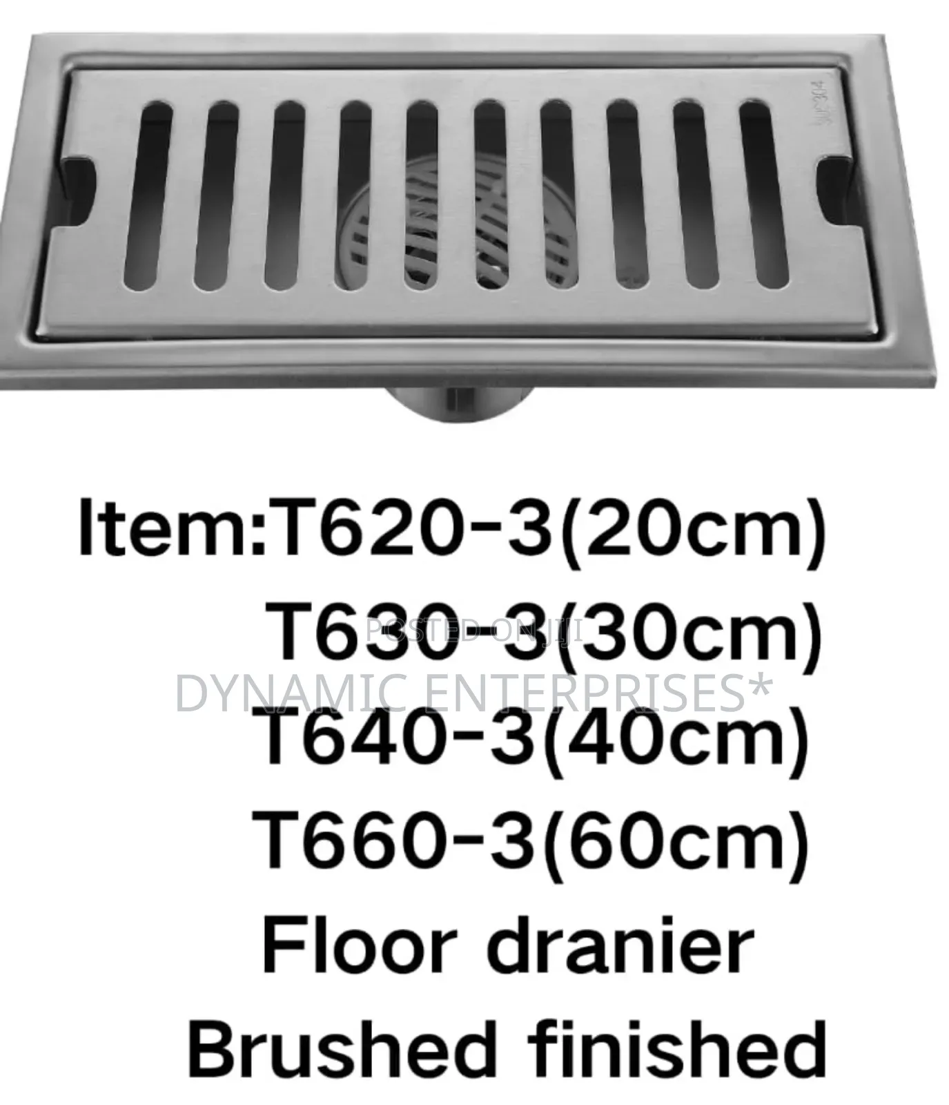 Floor Drainer Brushed Finished 20cm