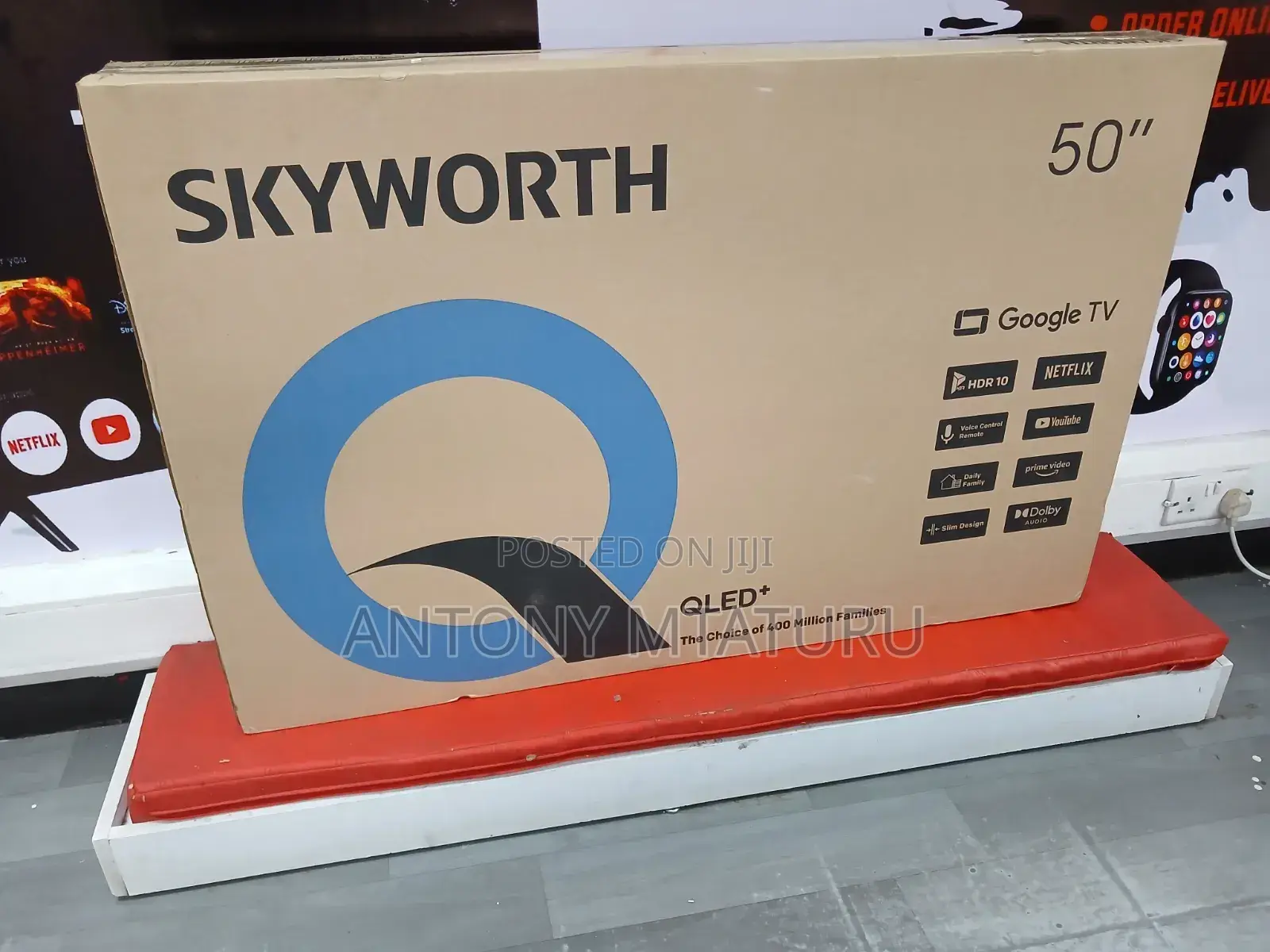 Skyworth 50′′ 50q6500g Qled Google Smart Tv
