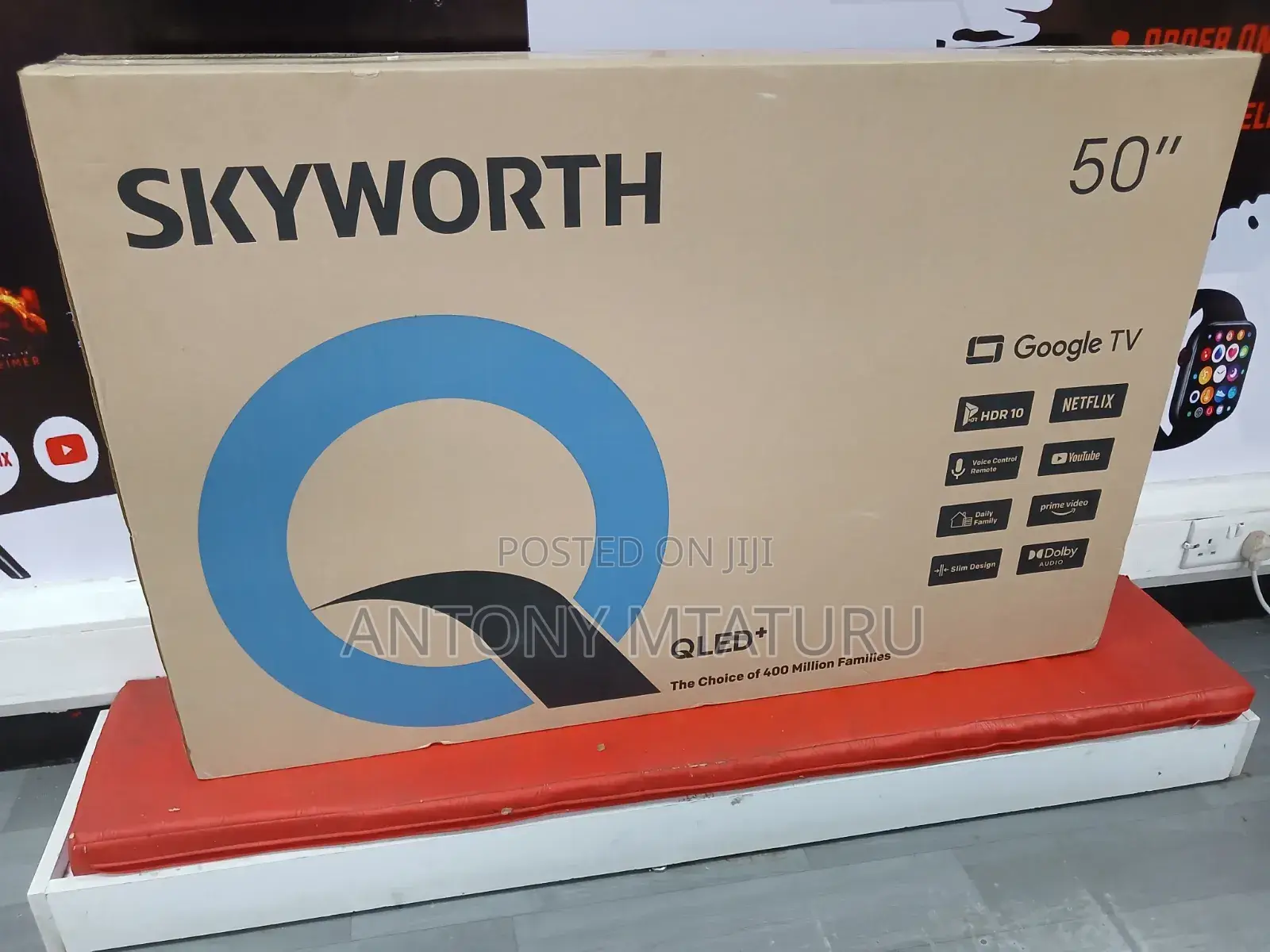 Skyworth 50′′ 50q6500g Qled Google Smart Tv