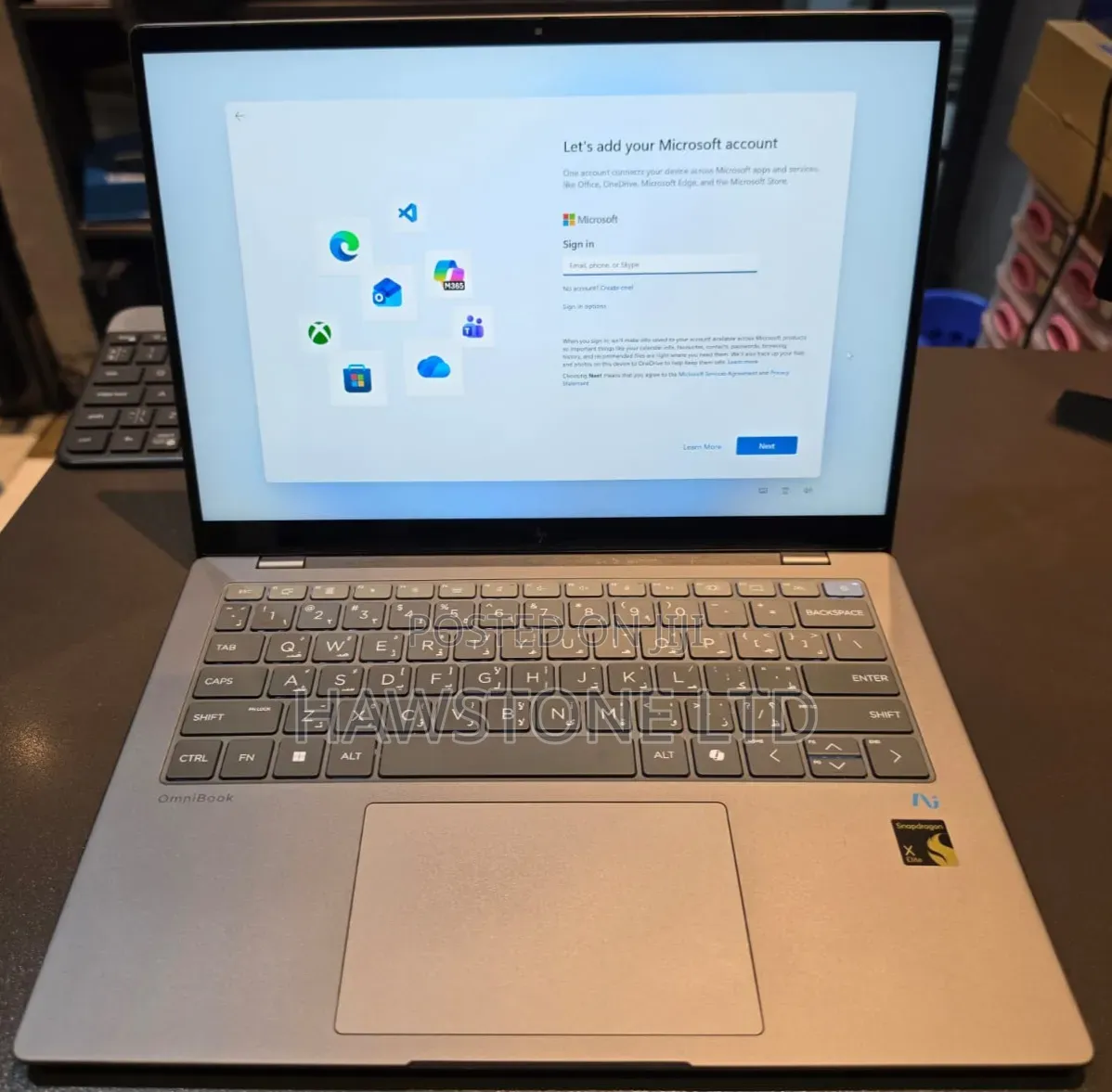 New HP OmniBook X Laptop 14-fe0097nr 16GB Qualcomm Snapdragon X Elite