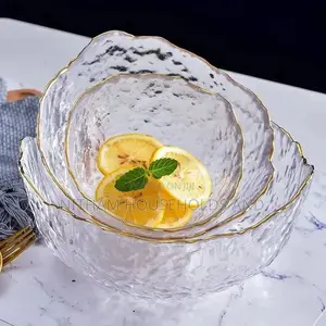 Fruit Bowl Price in Kenya – 3pcs Glass Salad Fruit Bowl Set