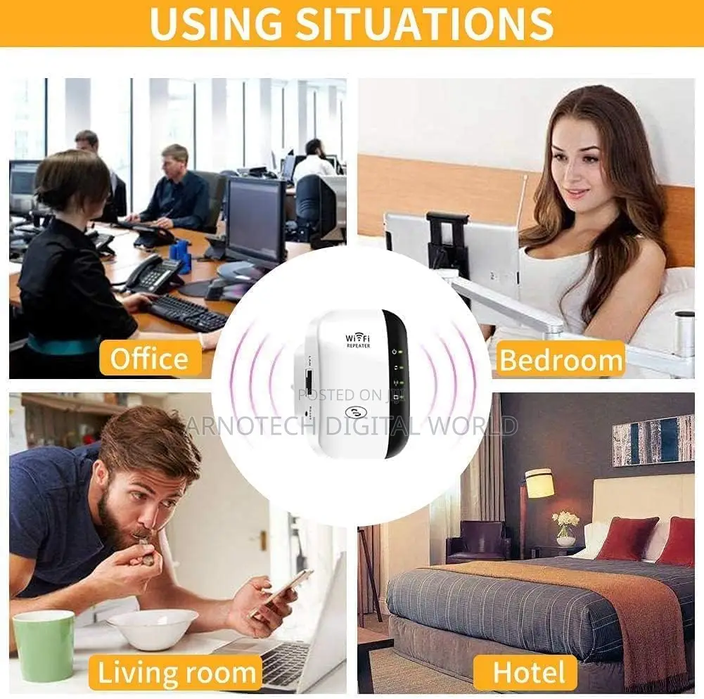 300mbps Wifi Range Extender, Wifi Booster 3000sq.Ft,30+ Devices