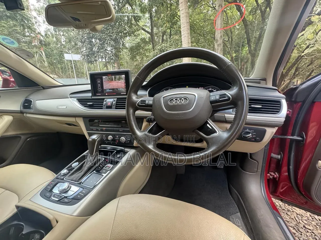 Audi A6 2017 Maroon
