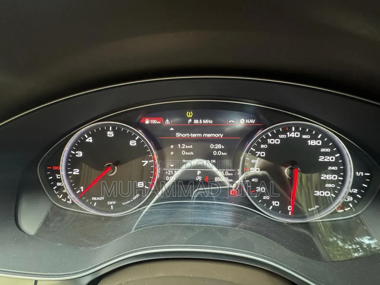 Audi A6 2017 Maroon