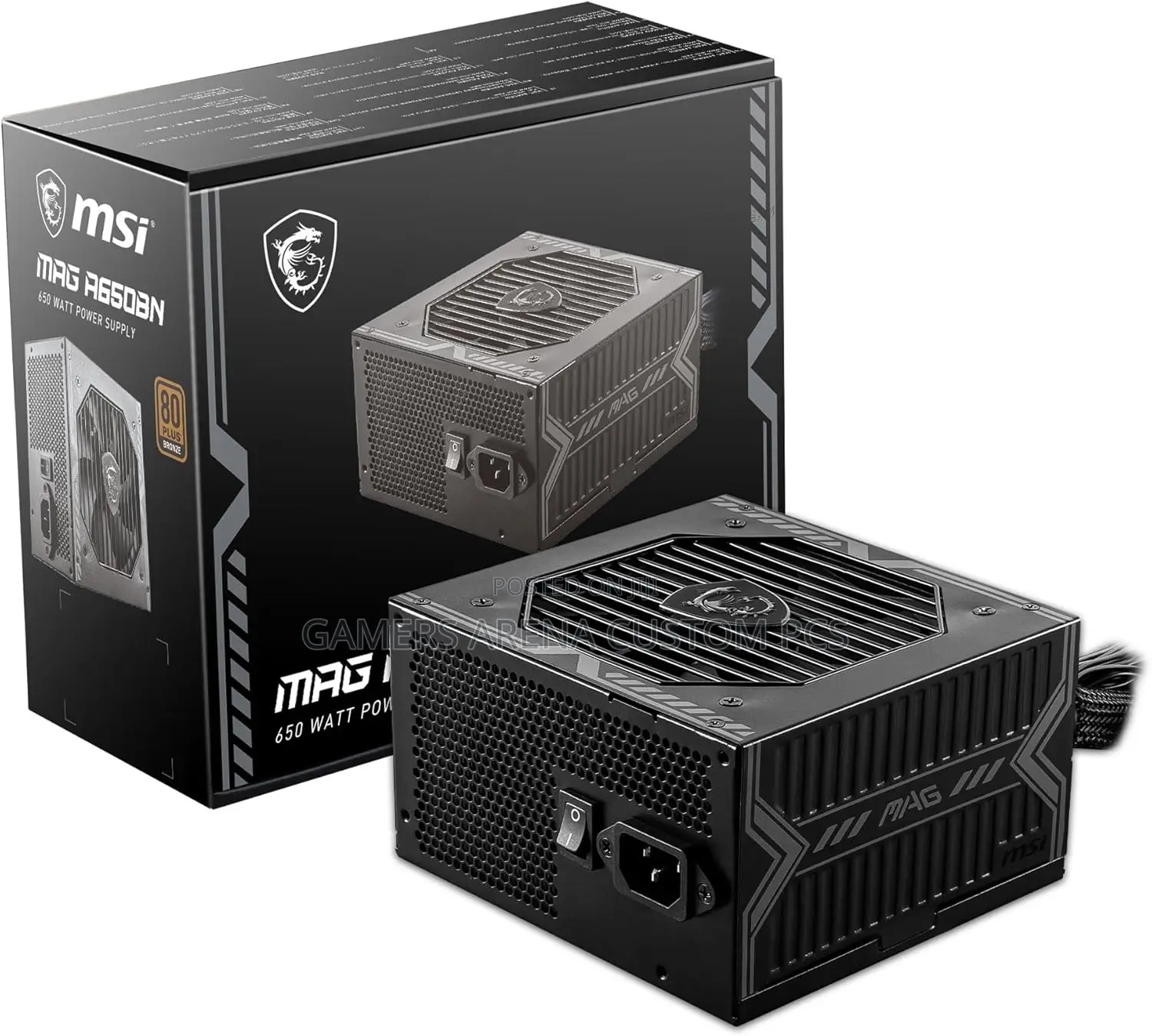 Msi Mag A650bnl 650w 80 Plus Modular Power Supply