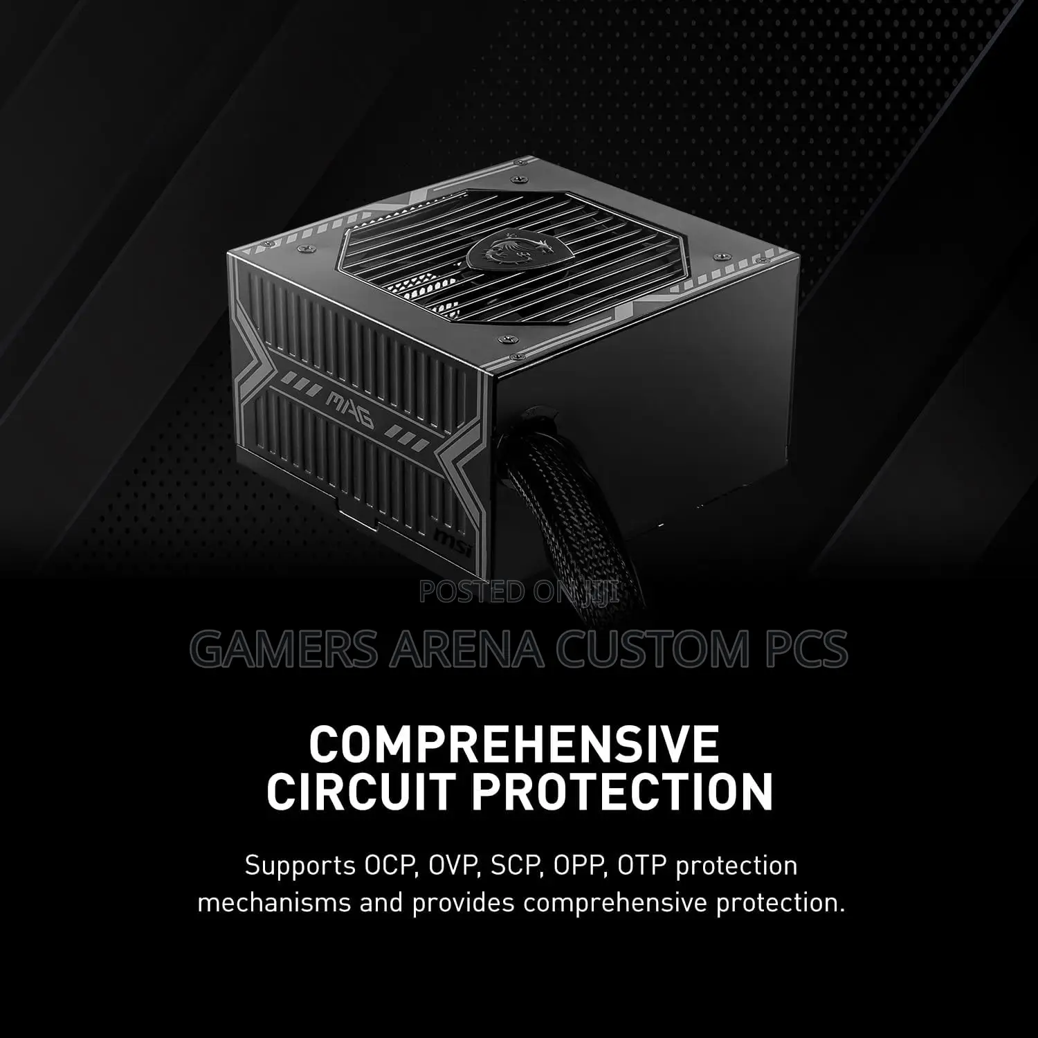 Msi Mag A650bnl 650w 80 Plus Modular Power Supply