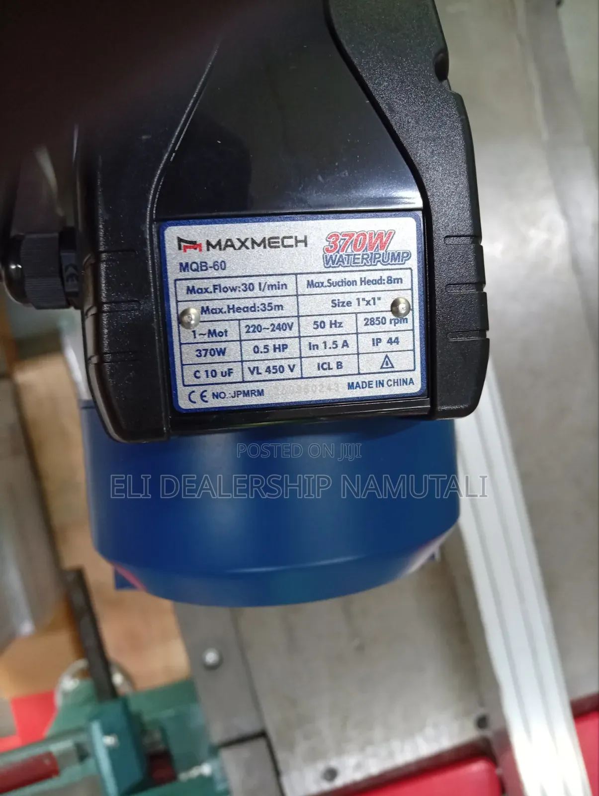 Maxmech 370w High-Pressure Water Pump 1" X 1"