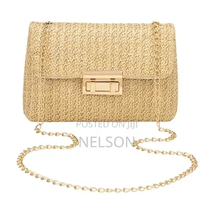 Straw Plaited Crossbody Bag