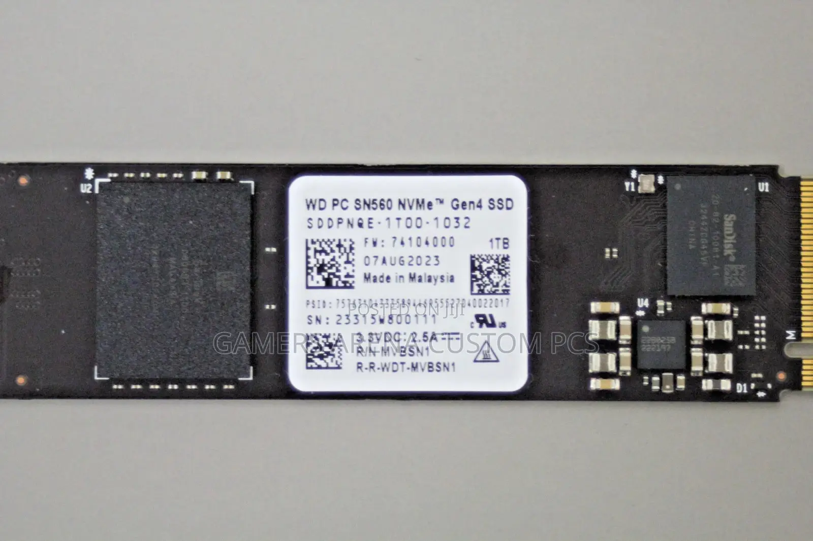 Western Digital Sn560 Nvme 1tb Gen4 X4 Internal M.2 2280 SSD