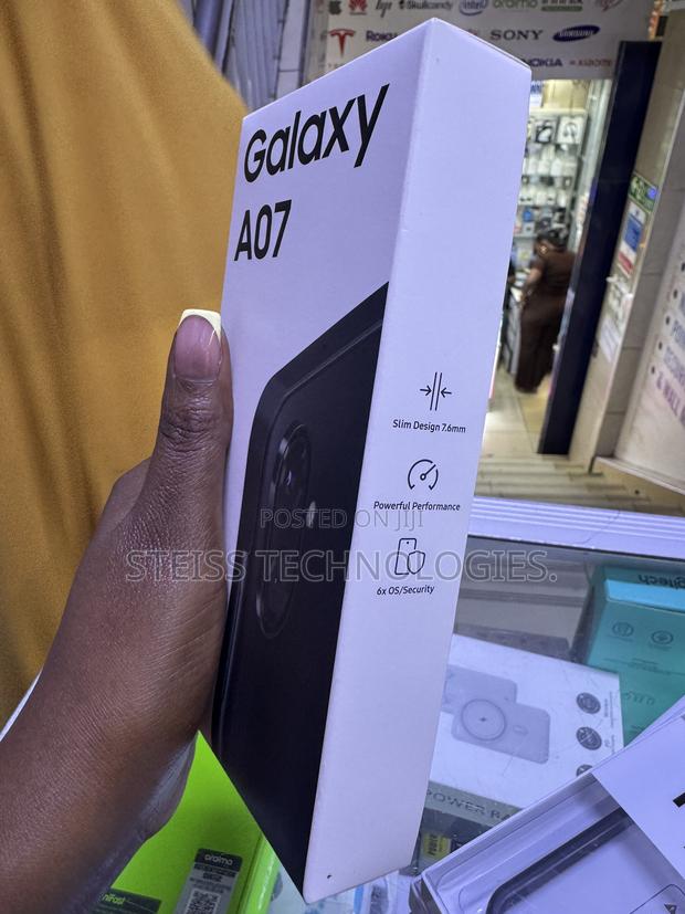 New Samsung Galaxy A07 256 GB Black - thumbnail 3