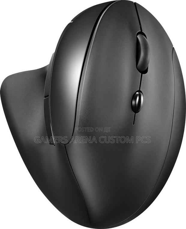 Insignia - Bluetooth 6-Button Ergonomic Mouse - Wireless - Black - thumbnail 4