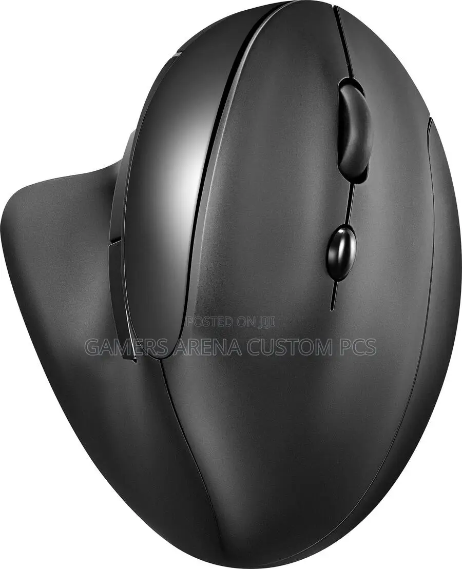 Insignia - Bluetooth 6-Button Ergonomic Mouse - Wireless - Black