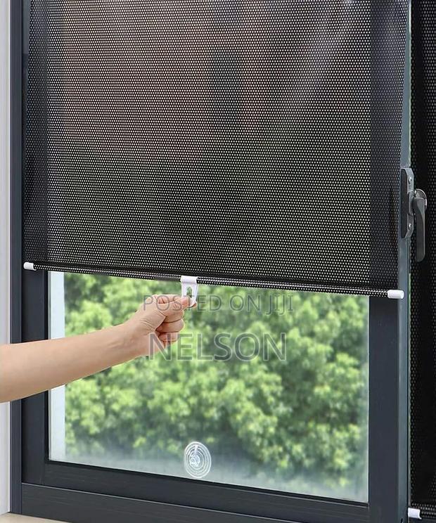 Retracting Black Out Window Blinds Size