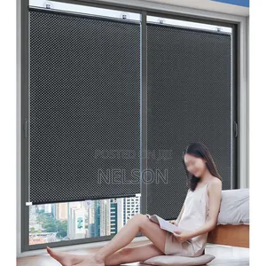 Retracting Black Out Window Blinds Size