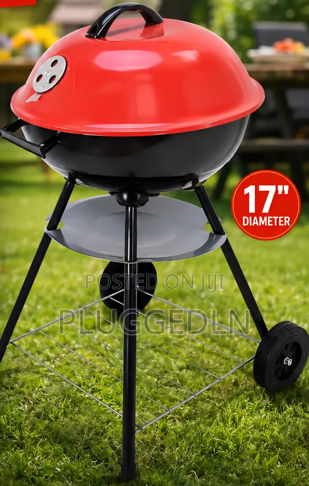 17-Inch Kettle-Style Charcoal Barbecue Grill