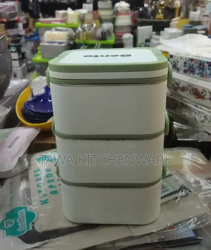 Three-Layer Stackable Bento Lunch Box