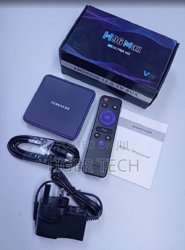 Set-Top Box Wi-Fi Android H96 Max V12 Android 12 4gb/32gb