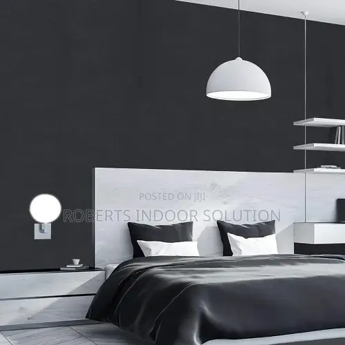 Plain Black Background Contact Paper