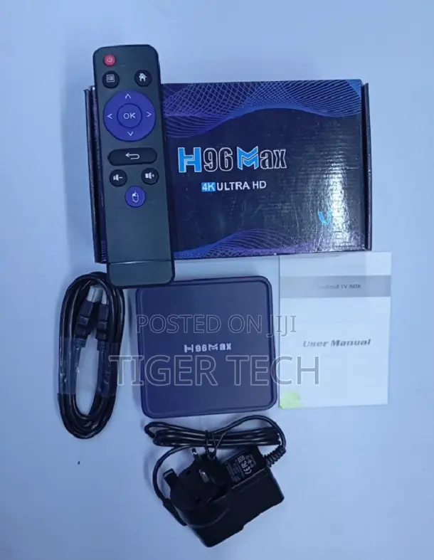 Set-Top Box Wi-Fi Android H96 Max V12 Android 12 4gb/32gb