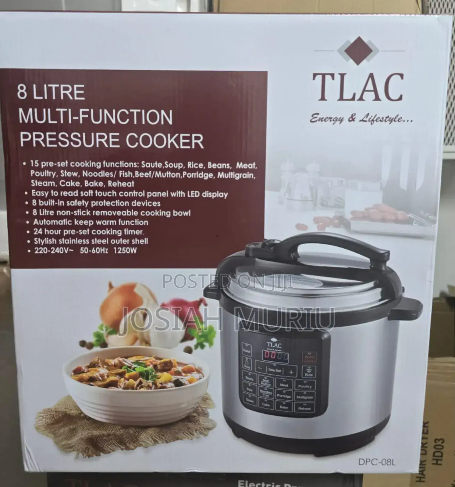 8l 15 in 1 Pressure Cooker With Electric Pressure Cooker