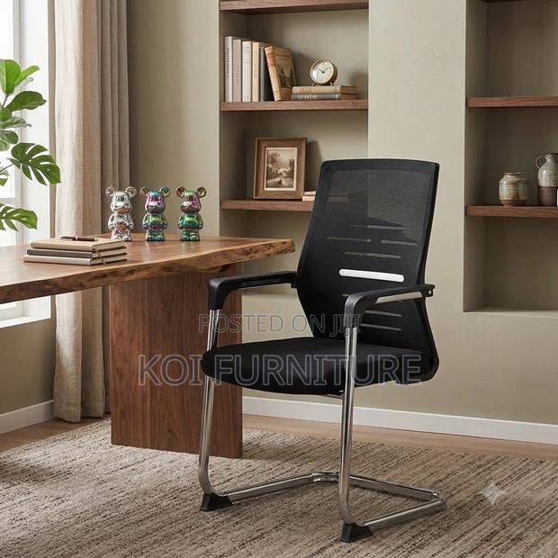 Office Chairs; Mesh Offfice Visitors Meeting Chairs - thumbnail 3